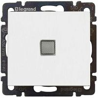 Переключатель с подсветкой без рамки Legrand Valena 1-кл. перекрестный белый картинка